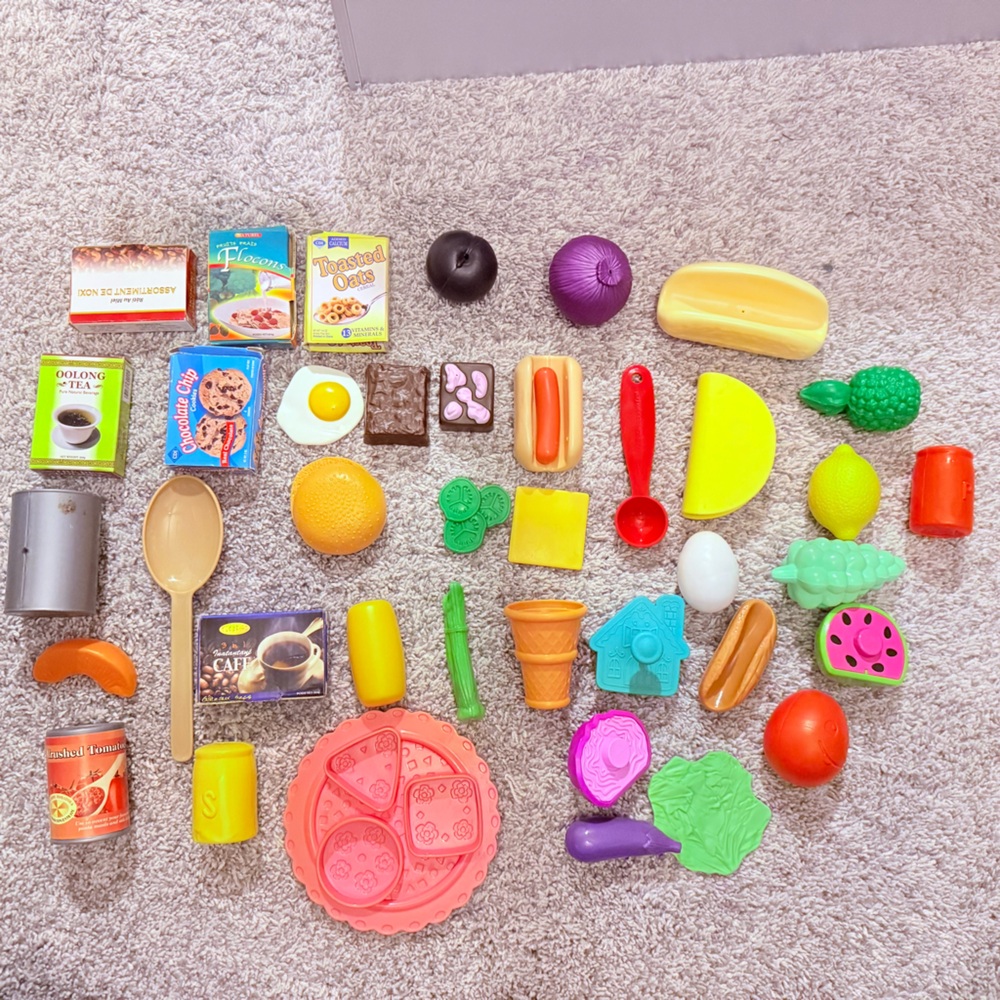 Pretend play kitchen foods play kitchen restaurant kids toys plastic